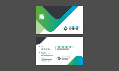 Business card design template, Clean professional business card template, visiting card, business card template.

