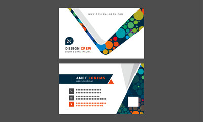 professional corporate business card design template. Visiting card for corporate print. Modern and simple business card template.

