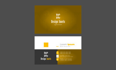 professional corporate business card design template. Visiting card for corporate print. Modern and simple business card template.
