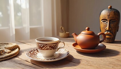 Tea time with ethnic vibes