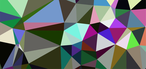 Fototapeta premium Abstract Colorful Geometric Triangle Pattern
