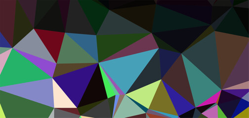 Fototapeta premium Abstract Colorful Geometric Triangle Pattern