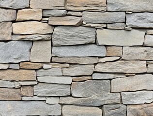Rustic Stone Wall Texture Background