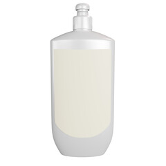 white plastic bottle