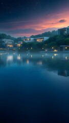 Serene Twilight Reflection