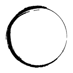 Coffee Stain Rings and Abstract Circle Traces from Cup for Vintage and Grunge Design