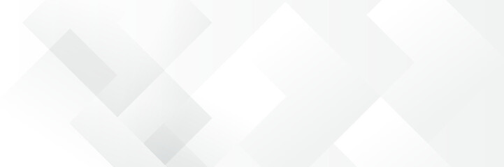 Abstract white Geometric banner design background.
