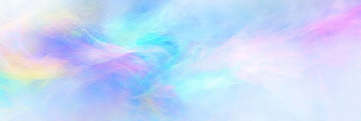 Obraz premium Abstract pastel cloudscape with shades of blue, pink, and yellow