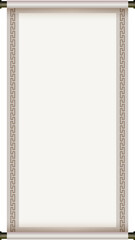 Ancient Chinese Traditional Scroll, Elegant Oriental Banner with Classic Patterns, suitable for various Oriental and Chinese-style designs, as well as festivals and celebrations.