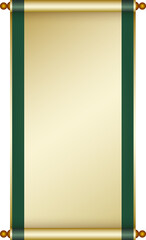 Ancient Chinese Traditional Scroll, Elegant Oriental Banner with Classic Patterns, suitable for various Oriental and Chinese-style designs, as well as festivals and celebrations.