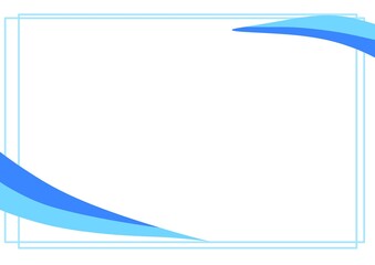 blue abstract background certificate curve motif corner