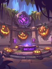 Spooky Halloween Ritual Chamber