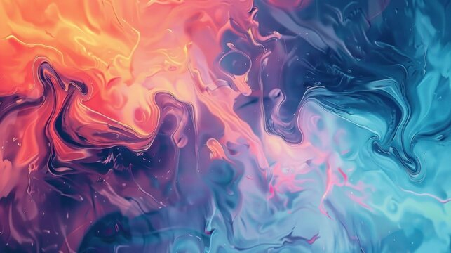 A digitally generated abstract design with swirling vibrant colors.