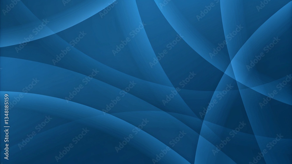 Poster abstract blue wave background design with elegant transparent intersecting lines. abstract layers of