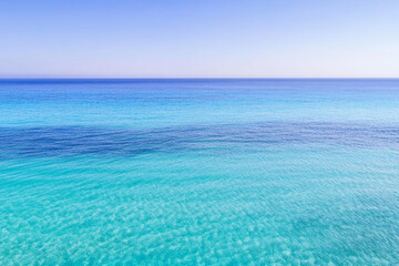 Fototapeta premium serene ocean view with clear blue water and calm horizon evokes tranquility and peace