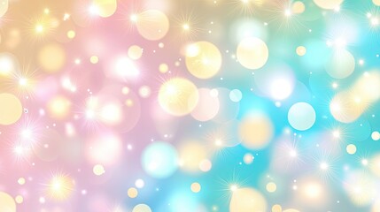 Obraz premium festive holiday backdrop A vibrant, dreamy background filled with colorful bokeh lights, perfect for various design projects.
