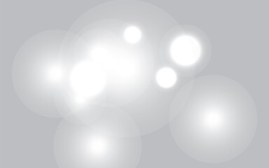 Glowing orbs vector art, a soft digital background. Clean vector lines create blurred, luminous circles. Ideal for mockups, designs, or digital overlays. 