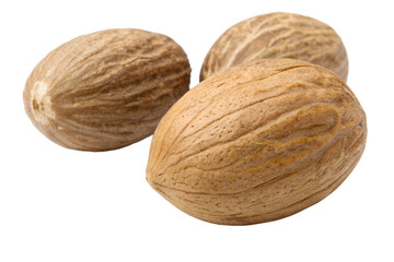 nutmeg on transparent background