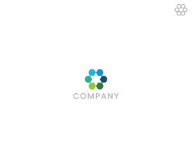 Hexagonal David Star Logo Design, Minimal and Elegant with White Background