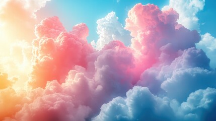 Fototapeta premium Colorful Cloudscape, Bright Skies