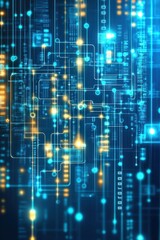 Obraz premium Abstract digital circuit board