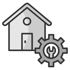 Maintenance  Icon Element For Design