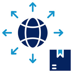 Distribution  Icon Element For Design