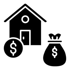 Fixed Assets  Icon Element For Design