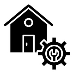 Maintenance  Icon Element For Design