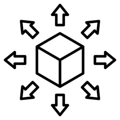 Allocation  Icon Element For Design
