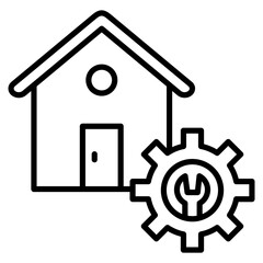 Maintenance  Icon Element For Design