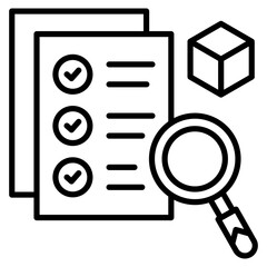Inspection  Icon Element For Design
