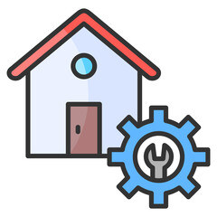 Maintenance  Icon Element For Design