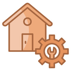 Maintenance  Icon Element For Design