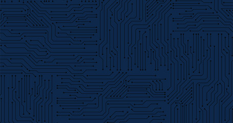 Vector circuit board illustration. Abstract technological background made of different element printed circuit board