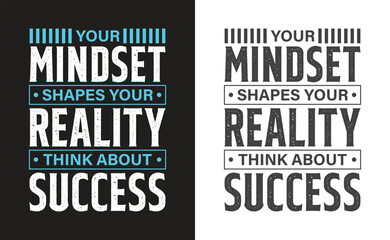 Simple Motivational Typography design. Punch through limits, wear your strength.