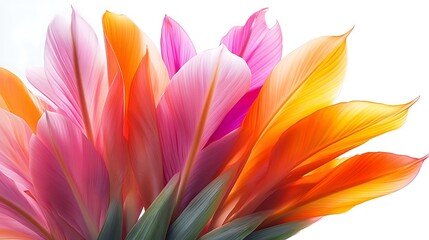 Fototapeta premium Vibrant flower arrangement nature floral art bright colors close-up