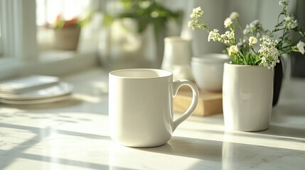 Obraz premium Sunlit Morning Coffee Mug