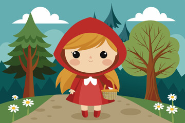 little girl in a red dress