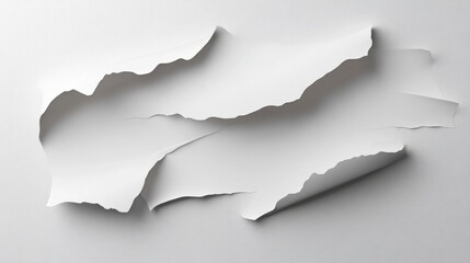 Professional paper template collection, floating torn pages, precise grid patterns, natural paper fiber texture, dimensional shadow effects, clean composition, studio lighting, minimalist presentation