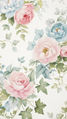 vintage background with roses