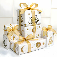 Eid Gift Box and Coffee Pot Top Side
