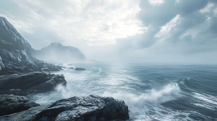 A path of footprints glowing under the warm sunset sky image