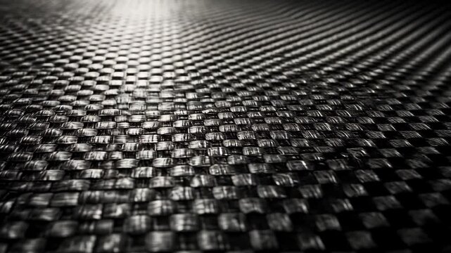 Carbon Fiber Texture With Intricate Patterns and Depth Generative AI