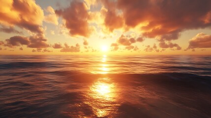 A path of footprints fading under the glowing sunset image