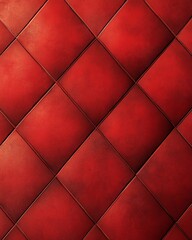 Crimson quilted pattern A rich red textured background with a diamond stitch design, ideal for luxurious projects.