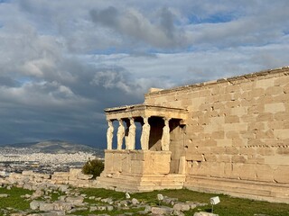 Fototapeta premium The Erechtheion, Temple of Athena Polias, Acropolis, Athens,