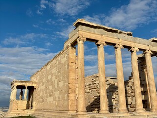 Obraz premium The Erechtheion, Temple of Athena Polias, Acropolis, Athens, Greece