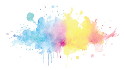 colorful vibrant rainbow Holi paint color.