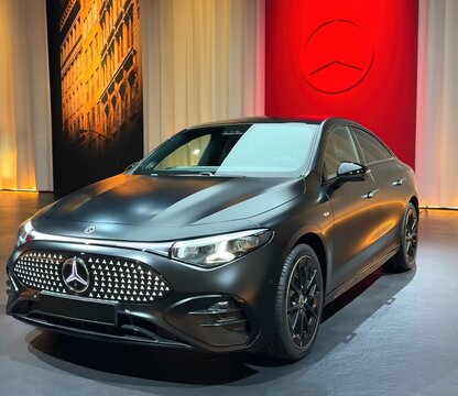Mercedes, luxury sports car CLA AMG